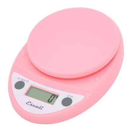 Escali Escali P115SP Primo Compact Digital Scale, 5000 g x 1 g, Pink P115SP